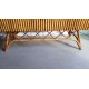 Buffet rotin , osier et bambou pieds compas -vintage