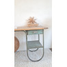 Bureau bois et métal années 50