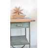 Bureau bois et métal années 50