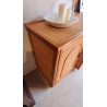 Buffet esprit enfilade en rotin circa années 70 vintage