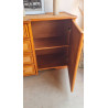 Buffet esprit enfilade en rotin circa années 70 vintage