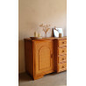 Buffet esprit enfilade en rotin circa années 70 vintage