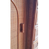 Buffet esprit enfilade en rotin circa années 70 vintage