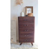 Commode années 60 type semainier vintage
