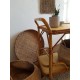 Desserte rotin vintage