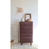 Commode années 60 type semainier vintage