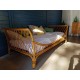 Lit banquette rotin - vintage