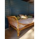 Lit banquette rotin - vintage