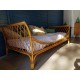 Lit banquette rotin - vintage