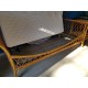 Lit banquette rotin - vintage