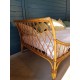 Lit banquette rotin - vintage