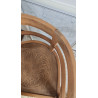 Paire de chaises esprit fauteuils anciens circa 1940 - assise gravée