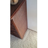 Commode en rotin brin vintage circa années 70
