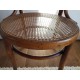 Fauteuil Fischel canné vintage