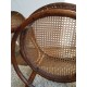 Fauteuil Fischel canné vintage