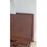 Commode en rotin brin vintage circa années 70