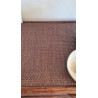 Commode en rotin brin vintage circa années 70