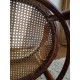 Fauteuil Fischel canné vintage