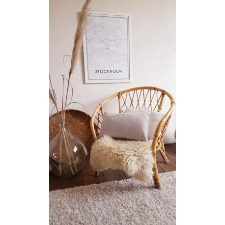 Fauteuil rotin et osier