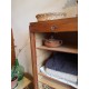 Meuble de métier - classeur à rideau - vintage