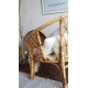 Fauteuil rotin et osier