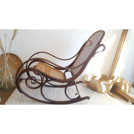 Fauteuil Rocking chair modèle n°1 par M.THONET