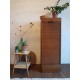 Meuble de métier - classeur à rideau - vintage