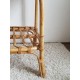 Table de chevet en rotin vintage