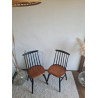 Paire de chaises Tapiovaara - modèle Fanett - années 60
