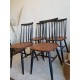 Suite de 6 chaises -scandianves esprit Tapiovaara - 1960