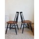 Suite de 6 chaises -scandianves esprit Tapiovaara - 1960