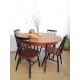 Table scandinave vintage avec rallonges