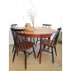 Table scandinave vintage avec rallonges