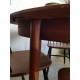 Table scandinave vintage avec rallonges
