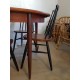 Table scandinave vintage avec rallonges