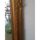 Miroir ancien doré avec fronton style Napoléon III