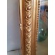 Miroir ancien doré avec fronton style Napoléon III
