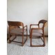 Paire de Fauteuils Traineaux Baumann - 1960