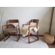 Paire de Fauteuils Traineaux Baumann - 1960