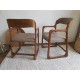 Paire de Fauteuils Traineaux Baumann - 1960