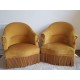 Paire de fauteuils crapauds