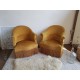 Paire de fauteuils crapauds