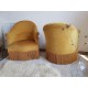 Paire de fauteuils crapauds