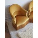 Paire de fauteuils crapauds