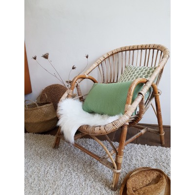 Fauteuil rotin baquet