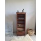 Meuble de métier - classeur à rideau - vintage