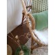Fauteuil rotin baquet