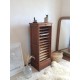 Meuble de métier - classeur à rideau - vintage