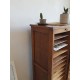 Meuble de métier - classeur à rideau - vintage