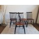 Chaises par I. Tapiovaara circa 1960 (3+1)